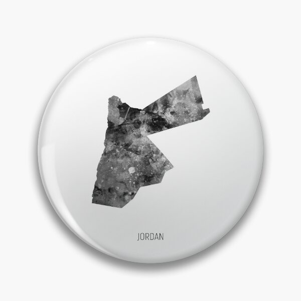 Item preview, Jordan Watercolor Map designed and sold by ArtPrints.