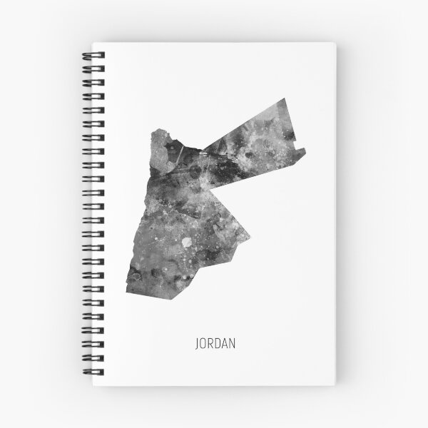 Item preview, Jordan Watercolor Map designed and sold by ArtPrints.