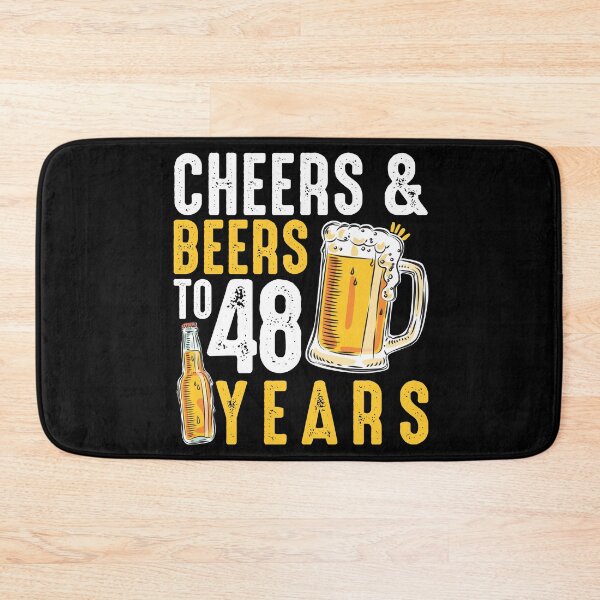 Item preview, 48th Birthday Gifts Drinking Shirt for Men or Women - Cheers and Beers designed and sold by Orange Pieces.