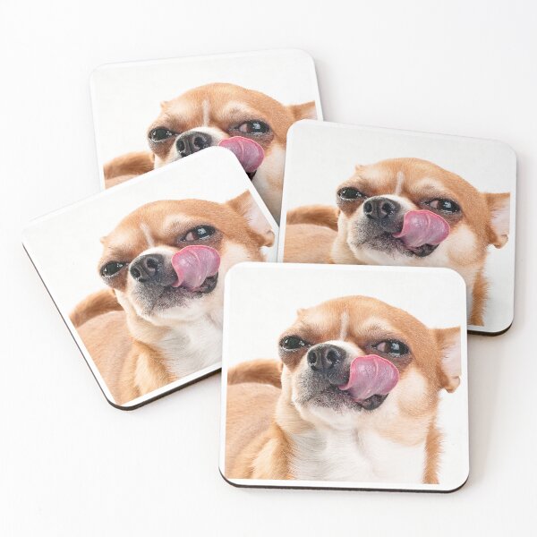 Item preview, Cool Chihuahua licking and looking cute Animals Gifts Safe Face protection covering Men Women designed and sold by Dolphin Graphic.