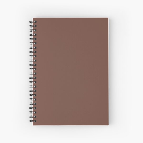 Earth Brown Spiral Notebook