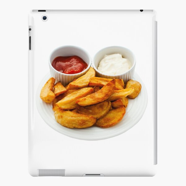 Chips with Mayonnaise and Tomato Dips iPad Snap Case