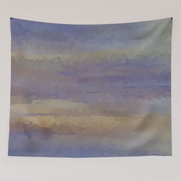 Item preview, Watercolor Clouds Planet Pattern Purple designed and sold by PeppaThePenguin.