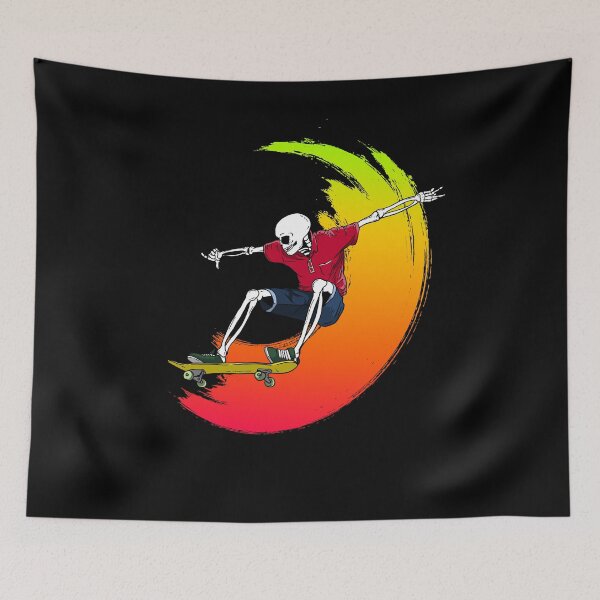 Item preview, Skateboard Skeleton Gift for Skater & Skating Lovers designed and sold by elnino8.