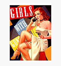 Gun Crazy Call Girl Photographic Print