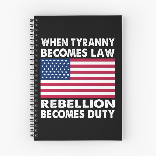 Item preview, When Tyranny becomes law rebellion becomes duty Vintage American Flag designed and sold by Kathrine2302.