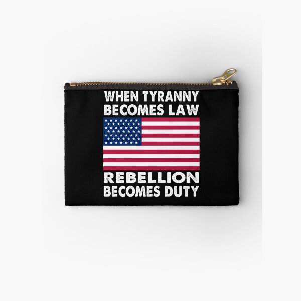 Item preview, When Tyranny becomes law rebellion becomes duty Vintage American Flag designed and sold by Kathrine2302.