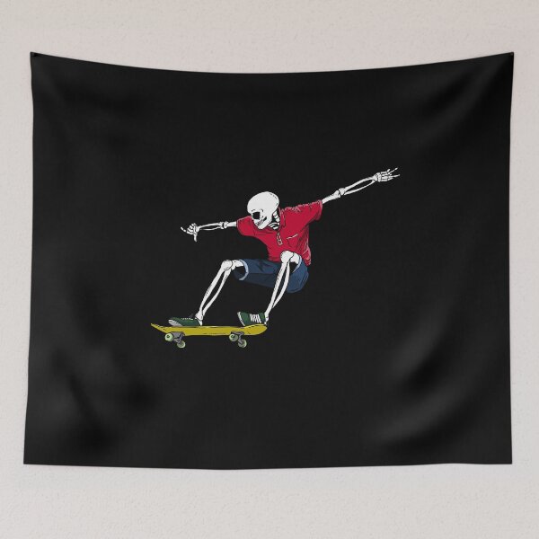 Item preview, Cool Skeleton on Skateboard Gift for Skater & Skating Lovers designed and sold by elnino8.