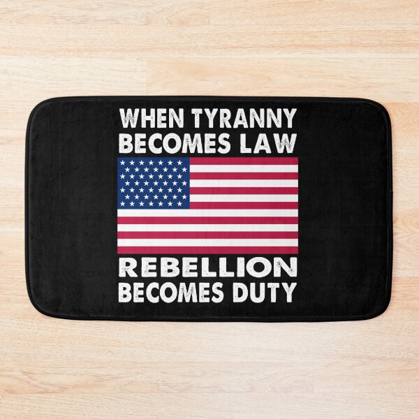 Item preview, When Tyranny becomes law rebellion becomes duty Vintage American Flag designed and sold by Kathrine2302.