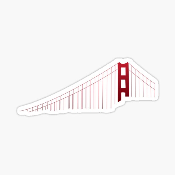 Golden Gate Bridge Sticker