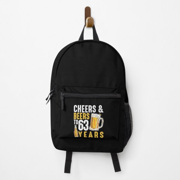 Item preview, 63rd Birthday Gifts Drinking Shirt for Men or Women - Cheers and Beers designed and sold by Orange Pieces.
