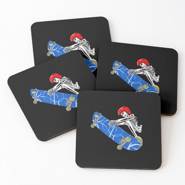Item preview, Helmet Skeleton on the Skateboard Gift for Skater & Skate Friends designed and sold by elnino8.