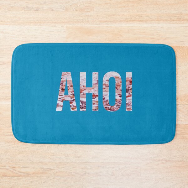 Item preview, AHOI with a maritime pattern - northern German designed and sold by Alex Barth.