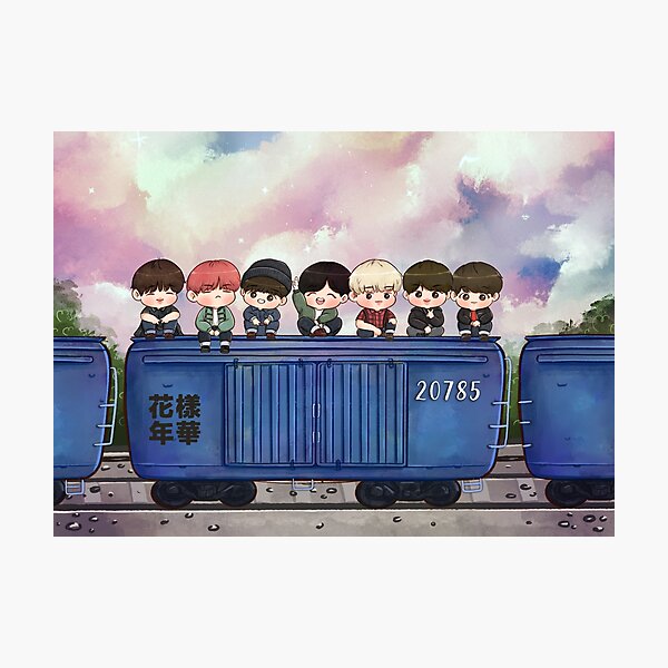 Bts I Need U Photographic Print By Mervilluu Redbubble