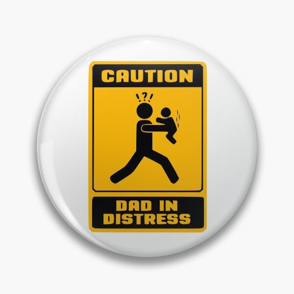 Item preview, Caution, This is Dad In Distress designed and sold by asmmdesign.