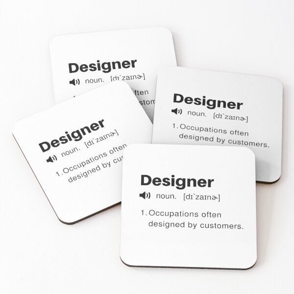 Item preview, Funny Designer Definition designed and sold by Sleepy Cat Design.