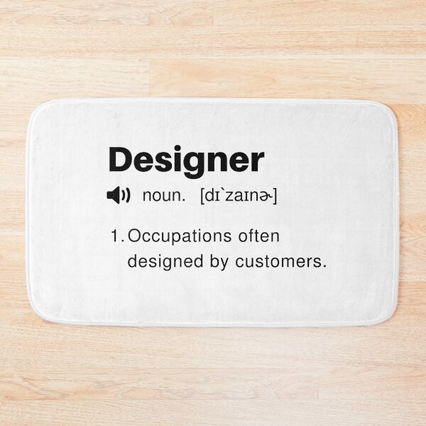 Item preview, Funny Designer Definition designed and sold by Sleepy Cat Design.