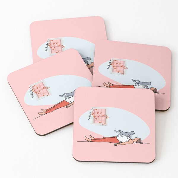 Item preview, YOGA WITH CAT Relaxing designed and sold by Trio's Stuff.