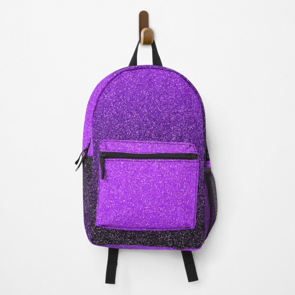 Item preview, Violet To Black Gradient Glitter Design designed and sold by chrismanubag.