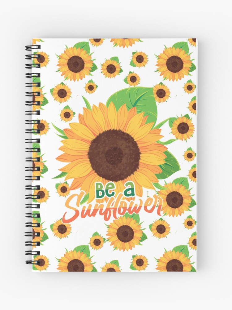 Cuaderno de espiral «Ser un girasol» de sherrinford04 | Redbubble