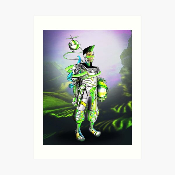 Capt. Mykl Light Art Print