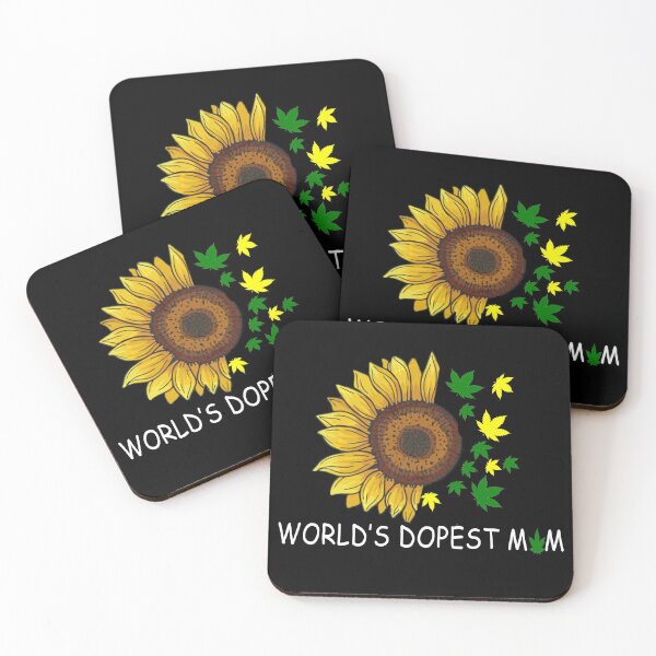 Item preview, World's Dopest Mom Sunflower Weed Gift designed and sold by Kathrine2302.