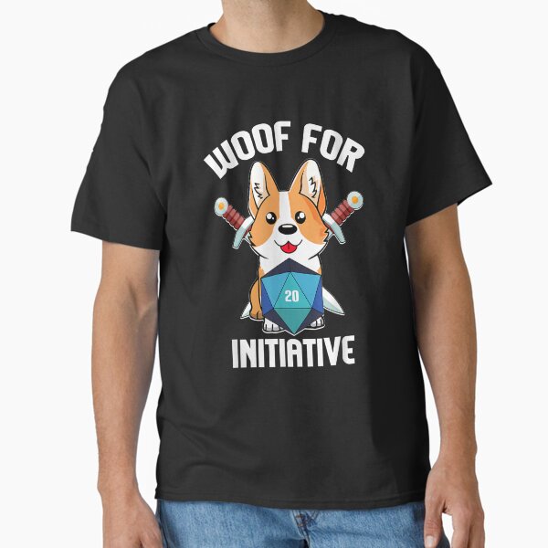 Item preview, Woof for Initiative Funny Corgi Dog D20 RPG Gamer Gift  designed and sold by SotiritKyprai.