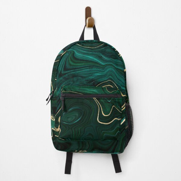 Item preview, Faux Malachite Marble Texture With Gold Veins I designed and sold by MysticMarble.