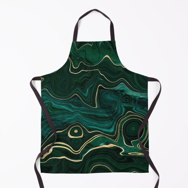 Item preview, Faux Malachite Marble Texture With Gold Veins I designed and sold by MysticMarble.