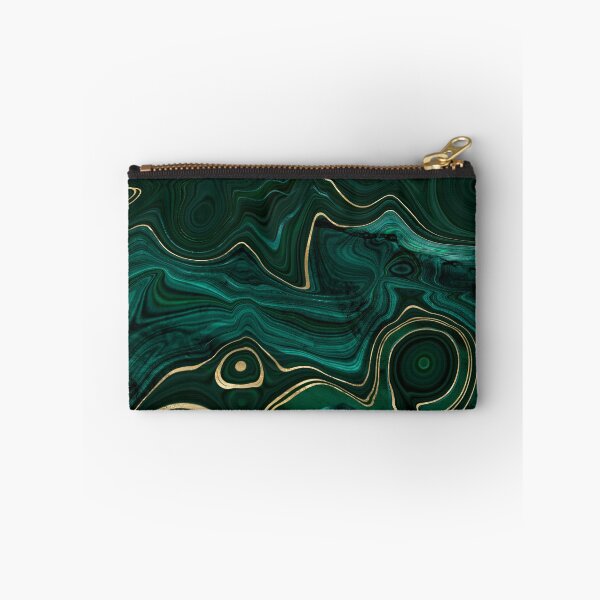 Item preview, Faux Malachite Marble Texture With Gold Veins I designed and sold by MysticMarble.