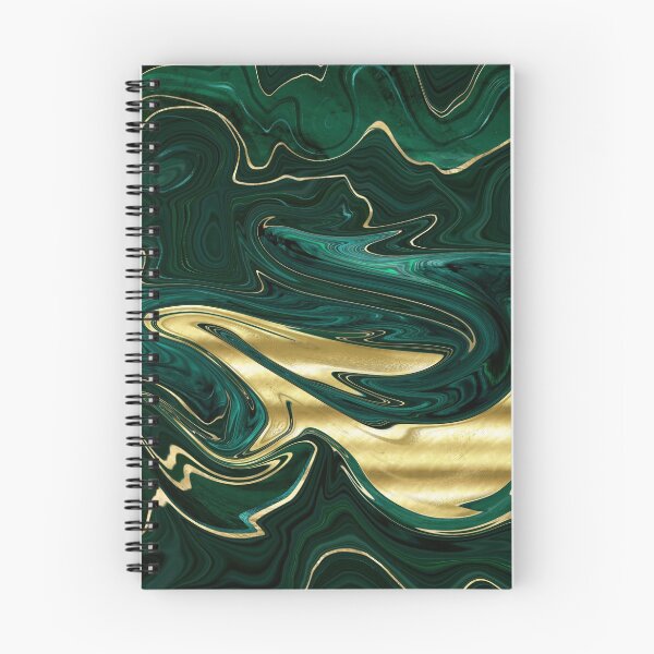 Item preview, Faux Malachite Marble Texture With Gold Veins II designed and sold by MysticMarble.