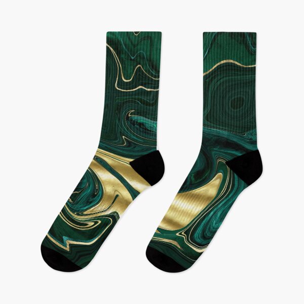 Item preview, Faux Malachite Marble Texture With Gold Veins II designed and sold by MysticMarble.