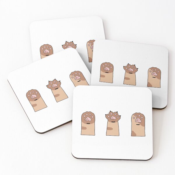 Item preview, orange cat (striped) paws  designed and sold by aloe-vera-itsme.