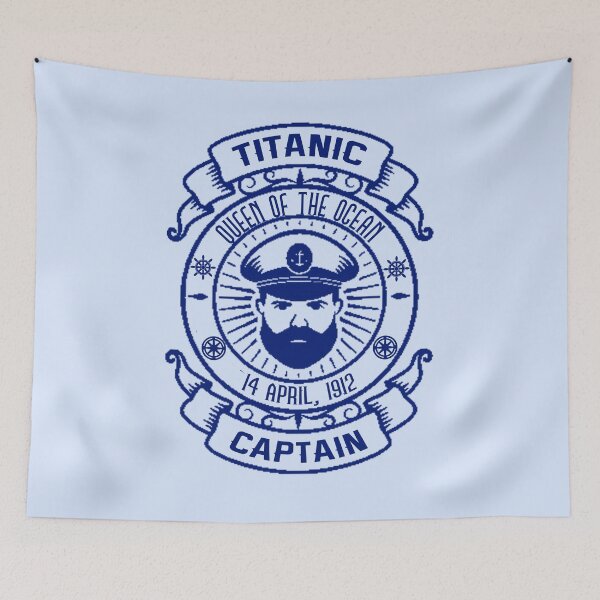 Item preview, Titanic Queen of the Ocean Captain Vintage Cruise Sinking Ship Atlantic Voyage  designed and sold by TopTeeShop.