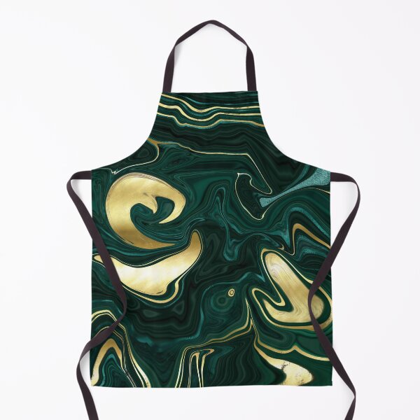 Item preview, Faux Malachite Marble Texture With Gold Veins III designed and sold by MysticMarble.
