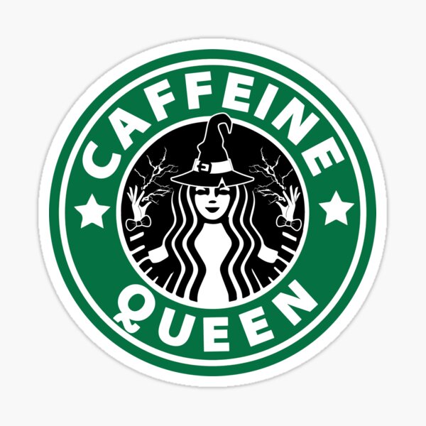 Download Starbucks Caffeine Queen Sticker By Zdburrage Redbubble