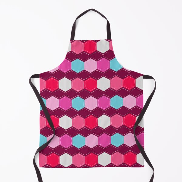 Item preview, Hexagonal Quilt \\ Raspberry designed and sold by The Wellington Boot.