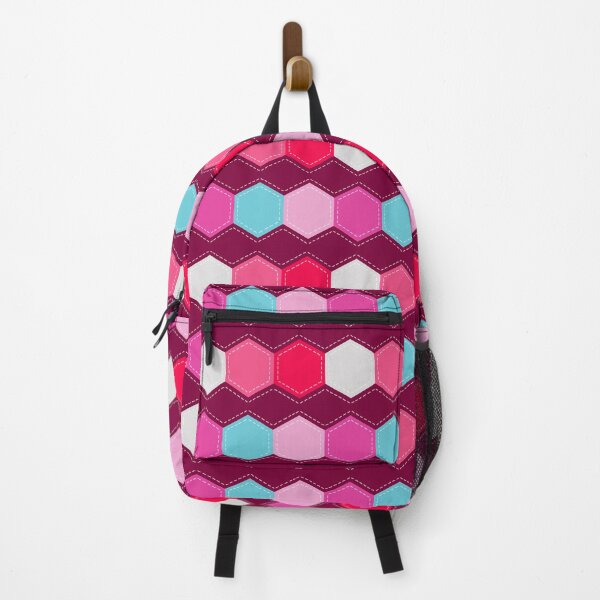 Item preview, Hexagonal Quilt \\ Raspberry designed and sold by The Wellington Boot.