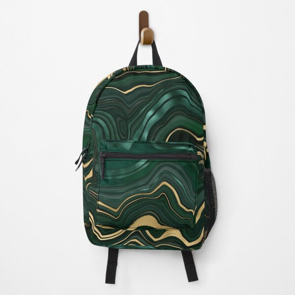 Item preview, Malachite Faux Marble Texture With Gold Veins IV designed and sold by MysticMarble.