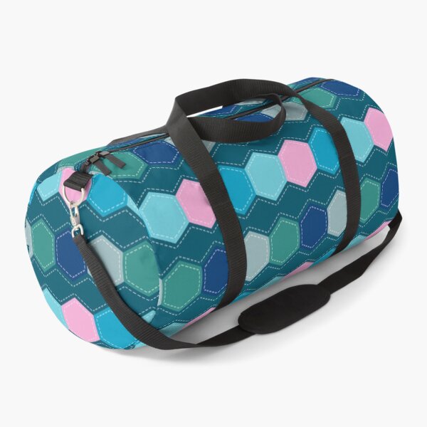Item preview, Hexagonal Quilt \\ Teal designed and sold by The Wellington Boot.