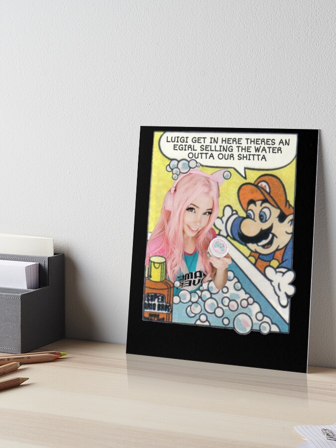 Belle Delphine Gamer Girl Art Board Print for Sale by Rainfalling