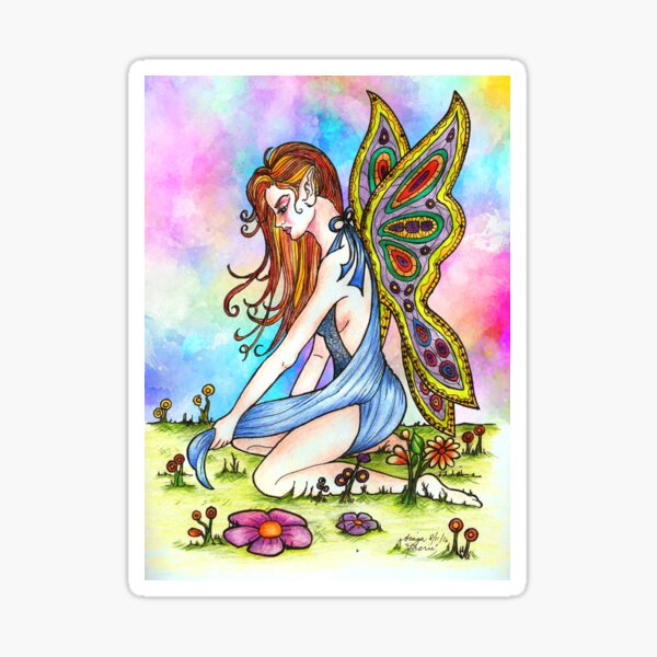 Rainbow Fairy Sticker