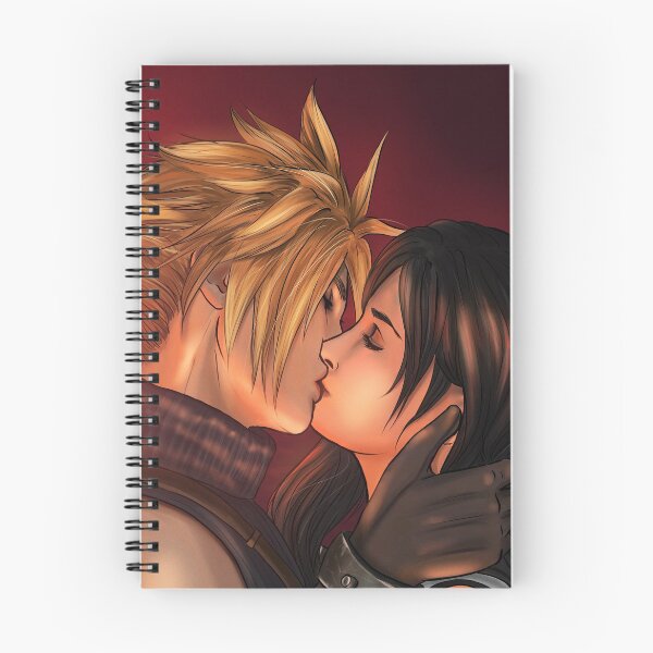 Item preview, Cloud and Tifa sunset kiss designed and sold by Machatnoir.