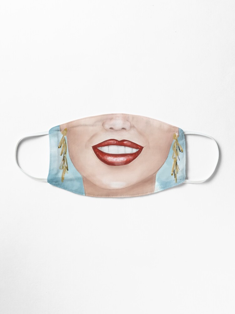Alternate view of maks with a smile Mask