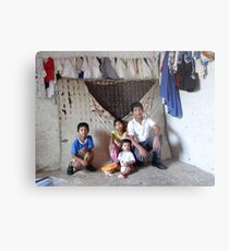 "make poverty history" - hacer probreza historia Metal Print