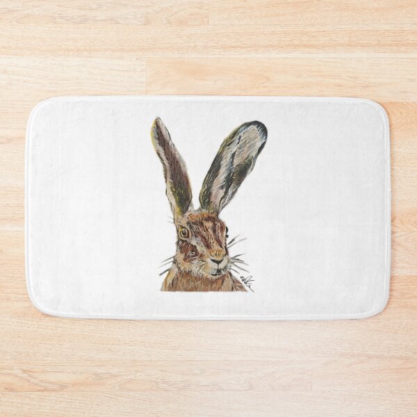 Item preview, Wild hare acrylic painting designed and sold by katiepalmerart.
