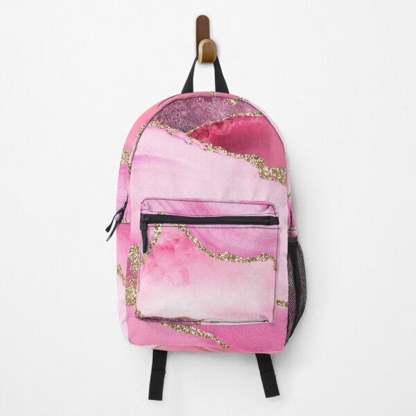 Item preview, Pink Blush Agate Faux Marble Landscape designed and sold by MysticMarble.