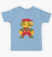 8 bit Mario V.2 Kids Tee