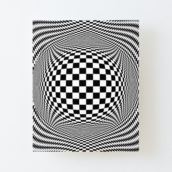 Optical Illusion, visual illusion, #OpticalIllusion, #visualillusion, #Optical, #Illusion, #visual Canvas Mounted Print