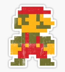 8 bit Mario V.1 Sticker